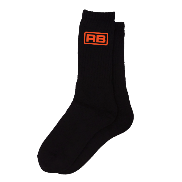 RB Black Tube Work Socks